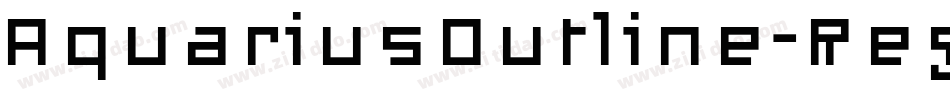 AquariusOutline-Regular DB字体转换